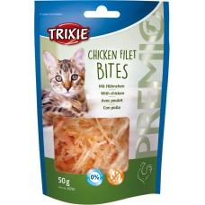 Trixie PREMIO Chicken Filet Bites Курица лакомство для кошек 50 г (42701)